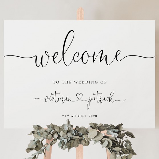 Large Wedding Signs | A1 and A2 Signs | Vintage Prints